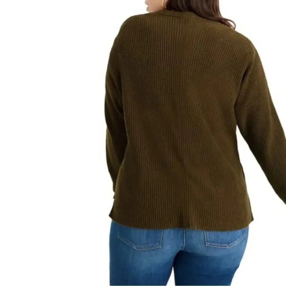 Madewell Thompson Pocket Pullover Sweater 2X - Picture 3 of 13